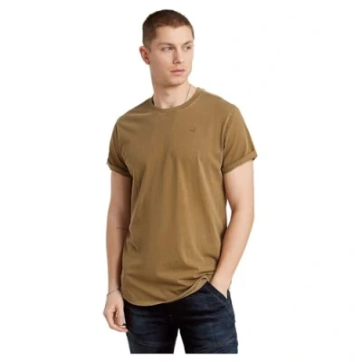 Abbildung von G STAR Herren Lash Overdeyed T Shirt Braun (dk Fawn gd D16396 2653 B570) XS