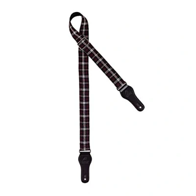 Abbildung von Ortega Guitars Ukulele Gurt Verstellbar Highland Series Baumwolle, Schottisch Dunkel (OCS 140U)