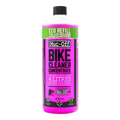 Abbildung von Muc Off Fahrradreiniger Konzentrat , 1 Liter Hochwirksam, Biologisch Abbaubar, Nano Gel Nachfüllpackung Bike Cleaner Zur Verdünnung mit Wasser für 4 Fahrrad Reinigungsmittel