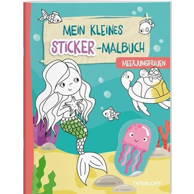 Abbildung von Mein kleines Sticker Malbuch. Meerjungfrauen: Stickern und Malen für Kinder ab 4 Jahren (Malbücher blöcke)