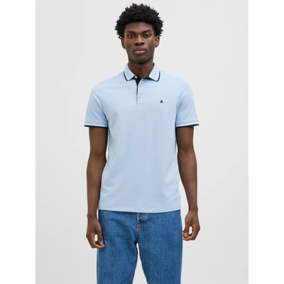 Abbildung von Jack &amp; Jones Jjepaulos Poloshirt, Herren, Größe: Small, Chambray blue