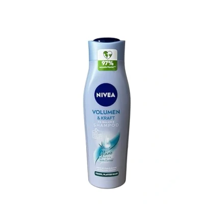 Abbildung von Nivea Hair Shampoo 250ml Volume Sensation for Thin Enriched With Bamboo Extract Stimulates Growth Gives Elasticity Precious Macadamia Oil and Eucerit® (Pack of 5)