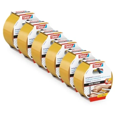 Abbildung von TESA Extra Strong, Orange, Befestigung, Reparatur, Keramiken, PVC, Holz, weich, 10 m, 50 mm