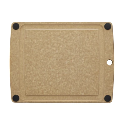 Abbildung von Victorinox Schneidebrett, All in One, Cutting Board M 36.8 x, 28.5 0.6, Saftrille, Klingenschonend, Rutschfest, Spülmaschinengeeignet, Braun