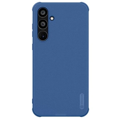 Abbildung von Nillkin Super Frosted Shield Samsung A55 Hülle Back Cover Blau