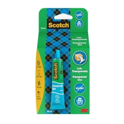 Abbildung von Klebstofftube SCOTCH 30ml Transparent für Holz Papier Stoff 1 Stk.