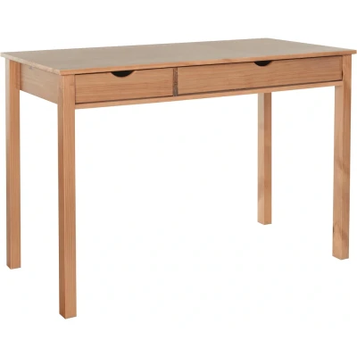 Abbildung von INOSIGN Schreibtisch &quot;Gava&quot;, massives Kiefernholz, für das home office, Laptoptisch Breite 120 cm