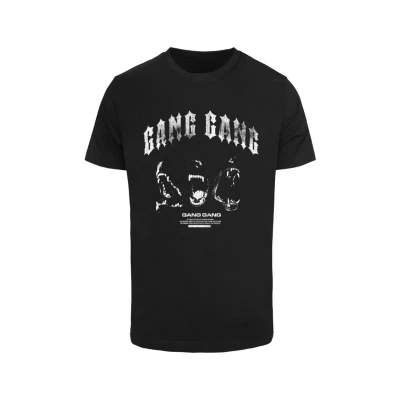 Abbildung von Mister TEE GANG Tshirt print, Herren, Größe: Large, Black