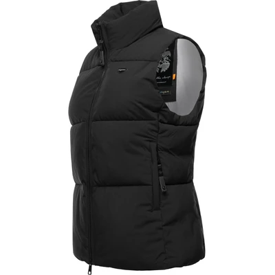 Abbildung von Ragwear ÜBERGANGS Ailish Weste, Damen, Größe: 4XL, Black