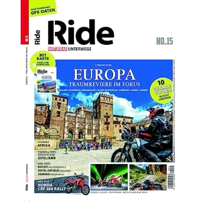 Abbildung von RIDE Motorrad unterwegs, No. 15: Topziele in Europa