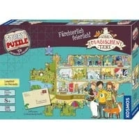 Abbildung von Kosmos Puzzle Story Puzzle: Die Schule der magischen Tiere, Fürchterlich Feierlich, 200 Puzzleteile, mit Leuchteffekt, Made in Germany