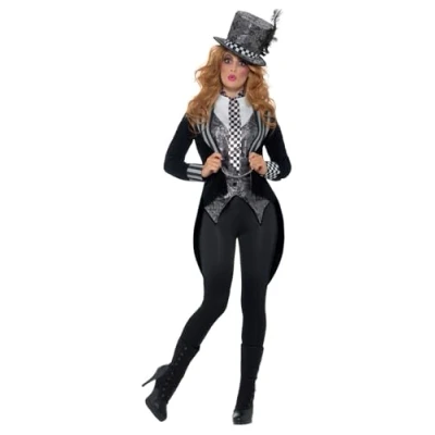 Abbildung von Smiffys Kostüm Mad Hatter Missy, Die Varieté Version des verrückten Hutmachers