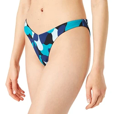 Abbildung von sloggi shore Damen Flower Horn Tanga Bikini Unterteile, Pink Dark Combination, S