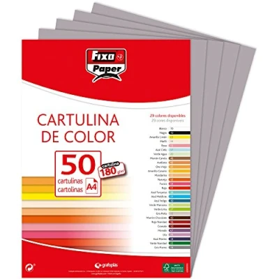 Abbildung von Fixo 11110374 Pack von 50 Karton, A4, dunkelgrau