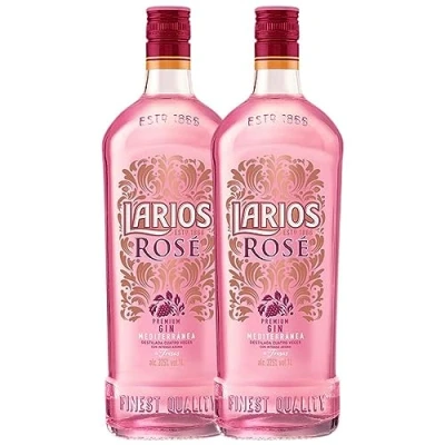 Abbildung von Gin Larios Rosé Rakete Flasche 1 L (Schachtel mit 2 von L)