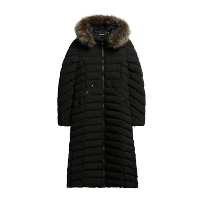 Abbildung von Superdry Steppjacke Fuji Faux Fur Hooded Longline