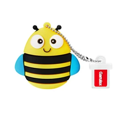 Abbildung von Garrulax USB Stick, Premium 2.0, High Speed Cute Tier Niedliches Silikon 8GB / 16GB 32GB Flash Laufwerk Wasserdicht Memory Stick Speicherstick