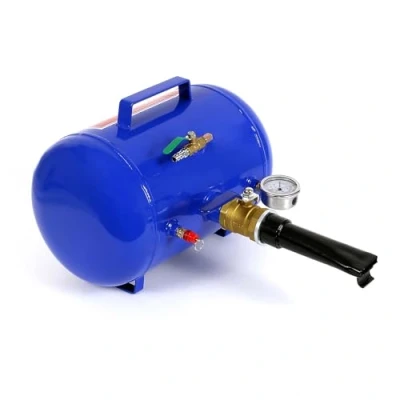 Abbildung von Wiltec Reifen Booster 19 l, Druckluft Reifenbefüller 6 8 bar Arbeitsdruck, 40 x 25,5 cm, für Verschiedene Reifen, Reifenfüllkanone max. 10