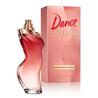 Abbildung von Shakira Perfumes Dance Midnight Muse Eau de Toilette für Damen Langanhaltend Femininer, romantischer und charmanter Duft Blumige, fruchtige Vanillenoten Ideal tagsüber 80 ml