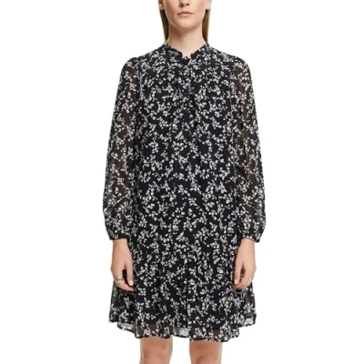 Abbildung von Esprit RCS Blusenkleid, Damen, Größe: 38, Black