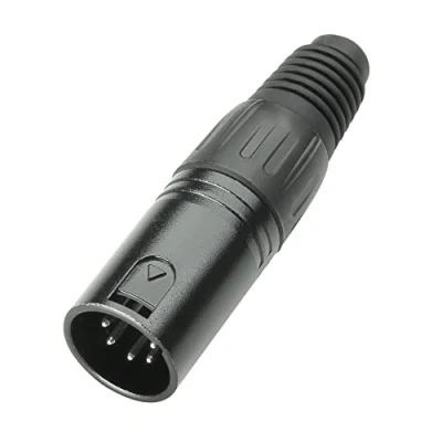 Abbildung von Adam Hall Connectors 7886 XLR Stecker male 5 Pol schwarz