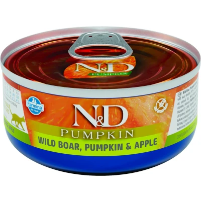 Abbildung von N&amp;D CAT PUMPKIN Adult Wildschwein &amp; Apfel 70g