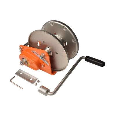 Abbildung von Handwinde gebremst 1588 kg Übersetzung 18,4:1 Aanhangwagendirect Anhängershop