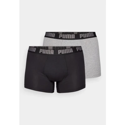 Abbildung von Licence Boxershorts Herren (2er Pack) Grey Melange/Black Größe: 2