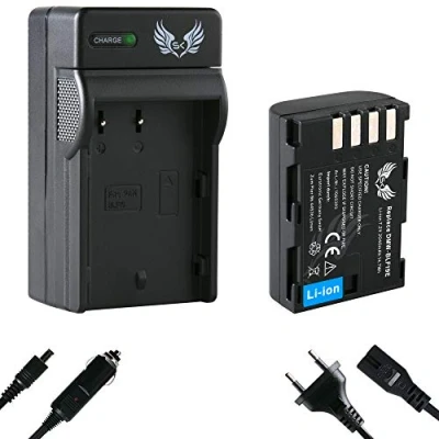 Abbildung von SK Akku Ersatz für Panasonic DMW BLF19E 2040mAh + Ladegerät BLF19 DMC GH3 GH4 / DC GH5 GH5S G9 G9L
