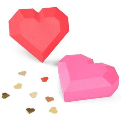 Abbildung von Sizzix Thinlits Dies Geo Heart Box 6pk 665827 Kath Breen (01 22)