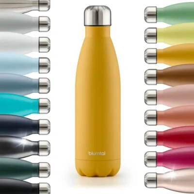 Abbildung von Blumtal Isolierflasche Thermoflasche Charles auslaufsiche Isolierflasche, BPA frei, stundenlange Isolation von Warm und Kaltgetränken