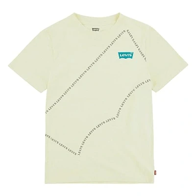 Abbildung von Levi&#039;s Kids Lvb word up batwing tee Mädchen Green Bright 5 Jahre