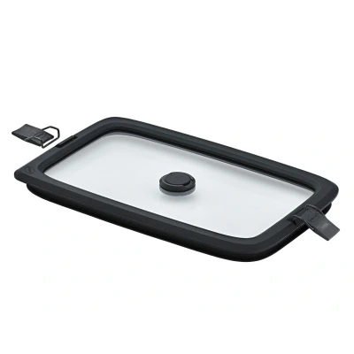 Abbildung von Rösle FLEXX 2GO Vakuumdeckel eckig mit Clips 26x16,2cm 1,5l