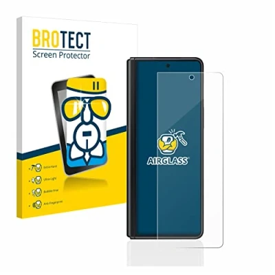 Abbildung von BROTECT Schutzglas für Samsung Galaxy Z Fold 3 5G Schutzfolie Panzer Folie Glas [Extrem Kratzfest 9H, Anti Fingerprint, Ultra Transparent]