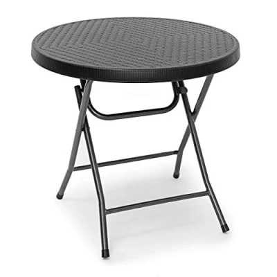 Abbildung von relaxdays Gartentisch klappbar BASTIA, Schwarz