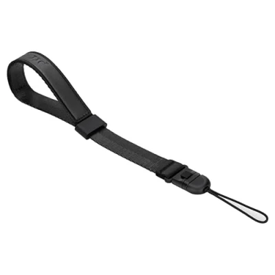 Abbildung von JJC Universal Kamera Handschlaufe Schnellverschluss Schnalle + verstellbares Schieber Design für Canon, Nikon, Sony, Fujifilm, Pentax, Olympus, DSLR/SLR Kamera, Schwarz , One size