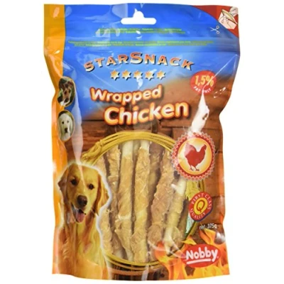 Abbildung von Nobby STARSNACK Barbecue WRAPPED CHICKEN, 1 Packung (375 g)
