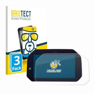 Abbildung von BROTECT Schutzglas für BMW R 1300 GS TFT 6.5&quot; (3 Stück) Schutzfolie Panzer Folie Glas [Extrem Kratzfest 9H, Anti Fingerprint