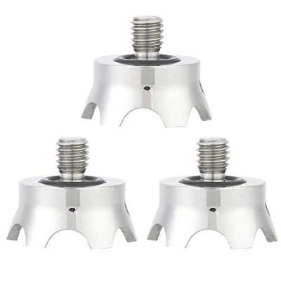 Abbildung von 3 STK. Edelstahl Stativ Spike mit 3/8 Zoll Schnittstelle rutschfeste Kamera Einbeinstative Fuß Krallen Mount Adapter für Gitzo