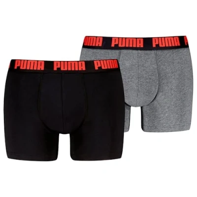 Abbildung von PUMA Men&#039;s Men Everyday Boxer, Black/Blue, L (2er Pack)