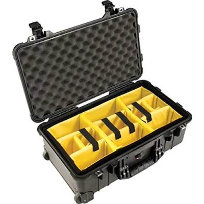 Abbildung von Trolley mit Facheinteilung Peli 1514 Protector Case Schwarz