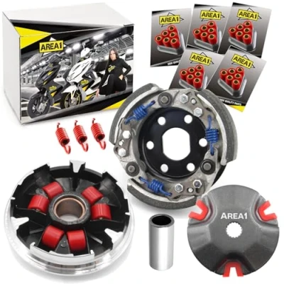 Abbildung von Area1 Tuning Variomatik Kupplung für Roller mit 50ccm China 2 Takt Motor. Kompatibel Benero Forstinger Longija Motobi Motowell KSR