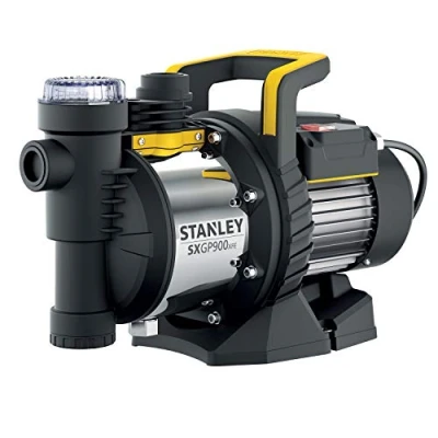 Abbildung von Stanley Selbstansaugende Pumpe SXGP900XFE für Klarwasser (900 W,max. Förderleistung 3.600 l x h, max. Förderhöhe 42 m)