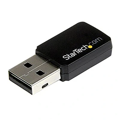Abbildung von StarTech.com USB 2.0 AC600 Mini Dual Band Wireless AC Wlan Adapter 1T1R 802.11ac WiFi Netzwerkadapter 2,4 GHz / 5 Stick