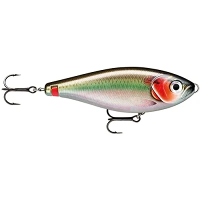 Abbildung von Rapala Angelköder X Rap Haku Angelzubehör, Robuster ABS Körper Süßwasser Spinnköder Langsam sinkend Lauftiefe: Variabel Größe: 14cm / 74g Hergestellt in Estland Yellow Shiner, RAPXRHK14 YSH