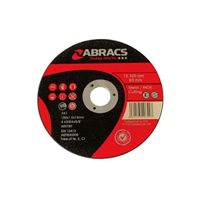 Abbildung von Connect 32144 Abracs Extra Thin Flat Cutting Discs 100mm x 1.0mm 10pc