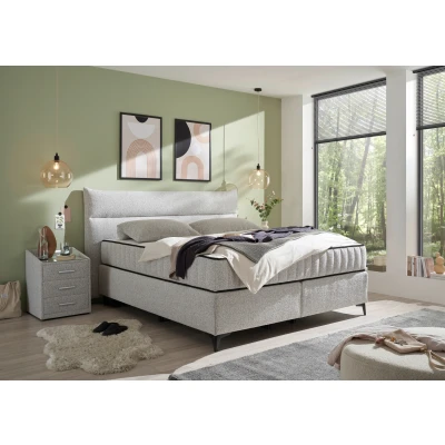 Abbildung von ED EXCITING DESIGN Boxspringbett &quot;Vlieland&quot;, Premium 9 Zonen Tonnentaschenfederkern Duo Matratze mit Kokosmatte