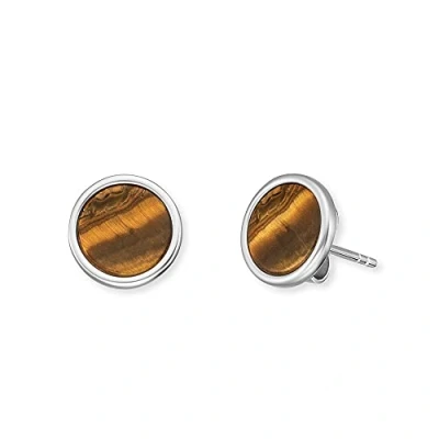 Abbildung von Engelsrufer Paar Ohrstecker POWERFUL STONE TIGERAUGE, ERE TE ST, mit Tigerauge