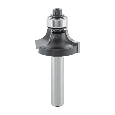 Abbildung von ENT 14291 Abrundfräser HW, Schaft (S) 8 mm, Durchmesser (D) 26,7 NL 12,7 R 7 SL 32 mit Kugellager