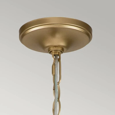 Abbildung von Kichler KL CAPITOL HILL12 PNBR Kronleuchter HILL E14 12x40W Stahl Altmessing H:77.9cm B:88.2cm dimmbar